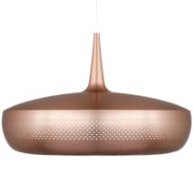 Brushed Copper with White Canopy