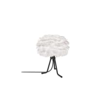 White with Black Cord