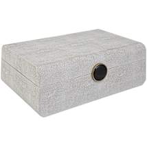 Brushed Antique Brass / White