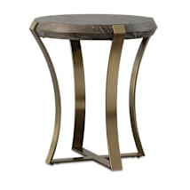Brushed Brass / Light Gray