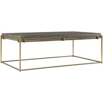Brushed Brass / Light Gray