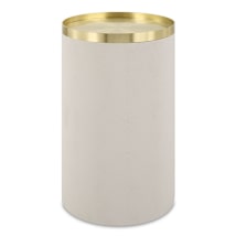 Brushed Brass / White