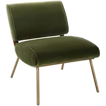 Brushed Brass / Olive Green