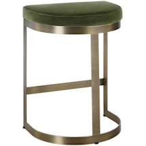 Brushed Brass / Moss