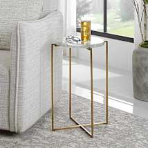 Brushed Gold / Seeded Glass