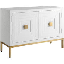 Brushed Brass / White