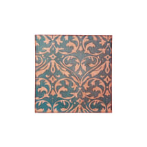 Distressed Teal / Ivory