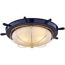 Navy Blue / Matte Gold