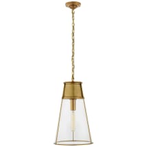 Hand Rubbed Antique Brass / Clear Glass