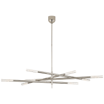 Polished Nickel / Seeded Glass