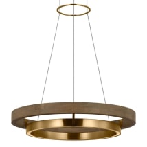 Natural Brass / Weathered Oak