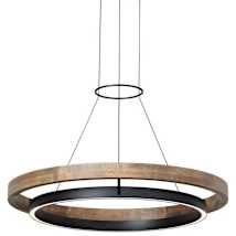 Matte Black / Weathered Oak Wood