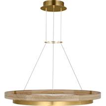 Hand Rubbed Antique Brass / Natural Oak
