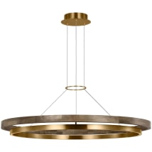 Natural Brass / Weathered Oak