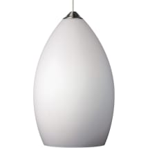 Satin Nickel / White Shade