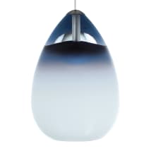 Blue with Satin Nickel finish