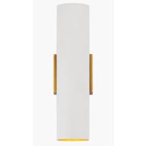 Hand-Rubbed Antique Brass / Plaster White