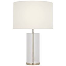 Crystal / Polished Nickel / Linen