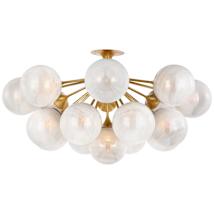Hand-Rubbed Antique Brass / White Strie Glass
