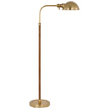 Antique-Burnished Brass / Natural Rattan