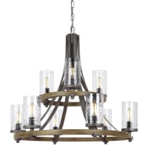Distressed Weathered Oak / Slated Grey Metal