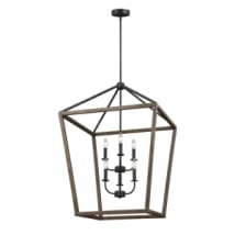 Weathered Oak Wood / Antique Forged Iron