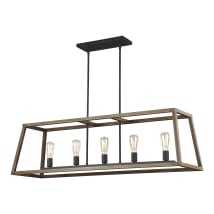 Weathered Oak Wood / Antique Forged Iron