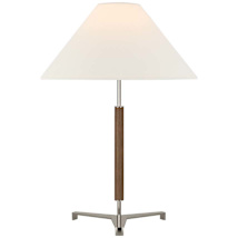 Polished Nickel / Walnut / Linen