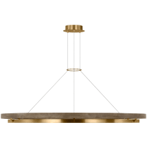 Natural Brass / Weathered Oak