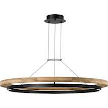 Textured Black / Teak Wood