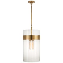 Hand-Rubbed Antique Brass / Clear Glass