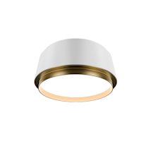 White / Aged Brass
