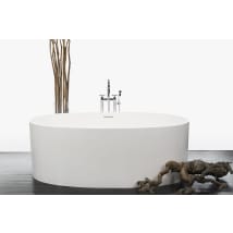 Apollo White True High Gloss / Brushed Nickel Trim