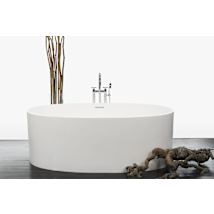 Apollo White True High Gloss / Satin Brass Trim
