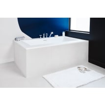 Apollo White True High Gloss / Brushed Nickel Trim