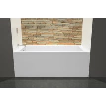 Apollo White Matte / Brushed Nickel Trim