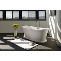 Apollo White Matte / Polished Chrome Trim