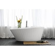 Apollo White Matte / Satin Brass Trim