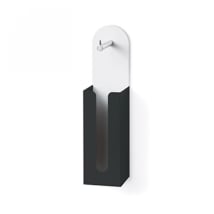 Loft 0500.133.00 Toilet Paper Holder with Cover in Matte Black