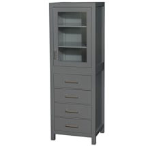 Dark Gray / Brushed Chrome Hardware