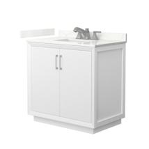 White / Giotto Quartz Top / Brushed Nickel Hardware