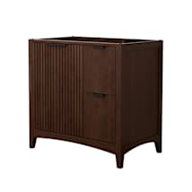 Dark Walnut / Matte Black Hardware