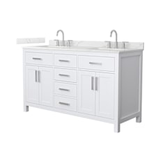 White / Giotto Quartz Top / Brushed Nickel Hardware