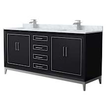 Black / Brushed Nickel Hardware