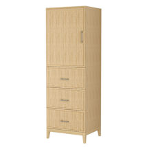 White Oak / Brushed Nickel Hardware