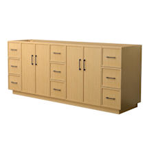 Light Oak / Matte Black Hardware