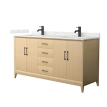 White Oak / Giotto Quartz Top / Matte Black Hardware