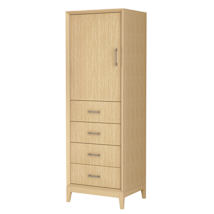 White Oak / Brushed Nickel Hardware