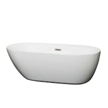 White / Brushed Nickel Trim