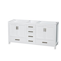 White / Brushed Chrome Hardware